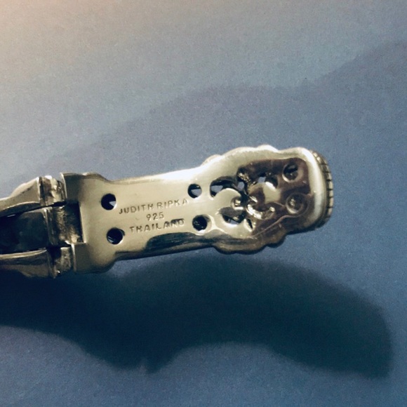 Judith Ripka Hinged Amethyst Bracelet - Picture 5 of 5